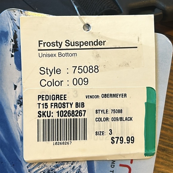 Obermeyer 3T snow bib suspenders - Picture 6 of 6